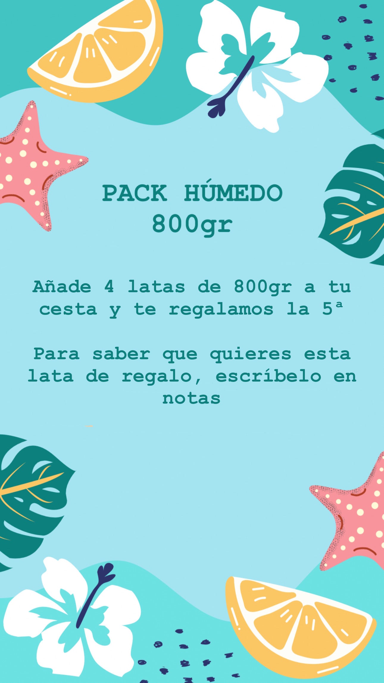 PACK HÚMEDO 800gr