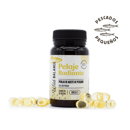 PELAJE RADIANTE ✨ - OMEGA 3 - 60 cápsulas de aceite de pescado 🐟