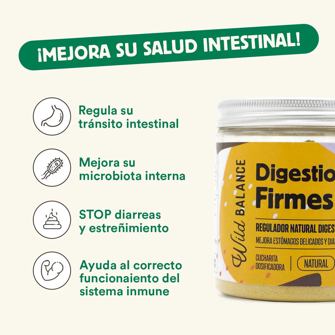 DIGESTIONES FIRMES 🍽️ - Prebiótico regulador problemas intestinales y digestivos